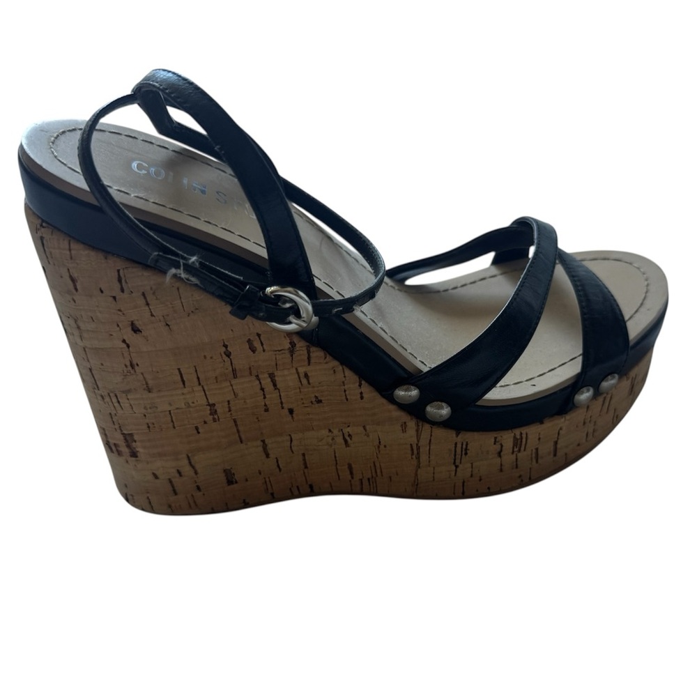 Colin Stuart Platform Wedge Sandals sz 8